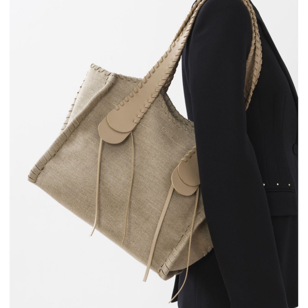 Chloe Medium Mony Tote Linen
